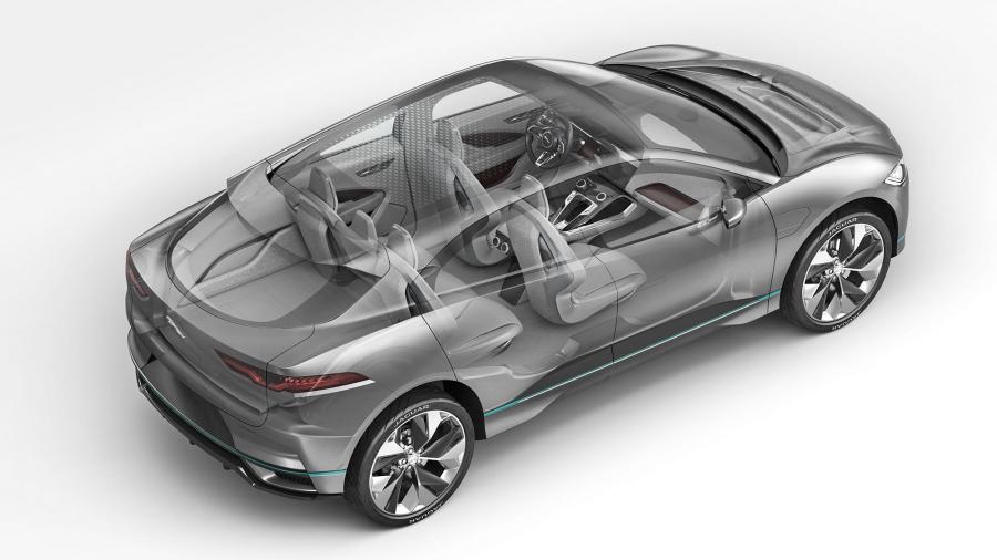 Схема Jaguar I-Pace Concept 2016 года  (фото 64 из 91)